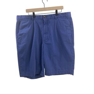 Roundtree & Yorke Casuals Men 42 Blue Shorts Chino 100% Cotton